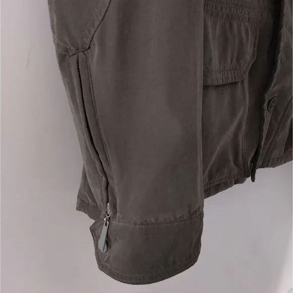 Mauro Ferrini Olive Green Faux Suede Utility Jacket Men's Sz XXL - Picture 5 of 16